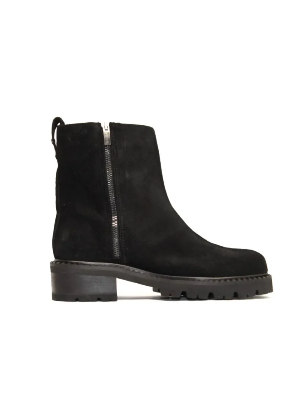 New! La Canadienne Crew Waterproof Suede Ankle Boots Black 8.5M DD546 Made Italy